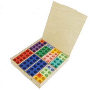 Нумирошка. Набор цветных пластиковых форм 80 шт. в коробке по методике Нумикон - fgospostavki.ru - Миасс