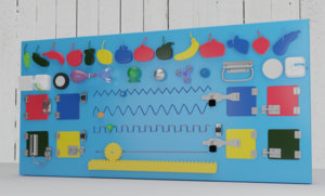 Бизиборд «Фрукты и овощи» - fgospostavki.ru - Миасс