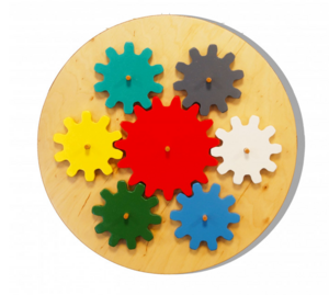 Бизиборд «Цветные шестеренки» - fgospostavki.ru - Миасс