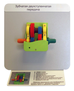 Демонстрационная модель "Зубчатая двухступенчатая передача"  - fgospostavki.ru - Миасс