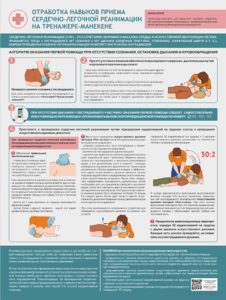 Стенд "Отработка приемов сердечно-легочной реанимации на тренажере-манекене" - fgospostavki.ru - Миасс