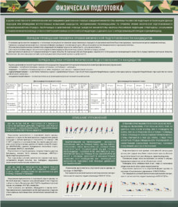 Стенд "Физическая подготовка" - fgospostavki.ru - Миасс