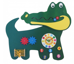 Бизиборд «Зеленый крокодил» - fgospostavki.ru - Миасс