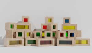 Детский развивающий набор из разноцветных элементов - fgospostavki.ru - Миасс