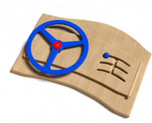 Дидактическая панель с автомобильным рулем - fgospostavki.ru - Миасс