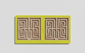 Межполушарная доска №13 желтая - fgospostavki.ru - Миасс