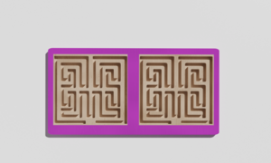 Межполушарная доска №13 фиолетовая - fgospostavki.ru - Миасс