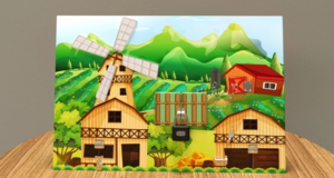 Настенная панель «Деревенский двор» - fgospostavki.ru - Миасс