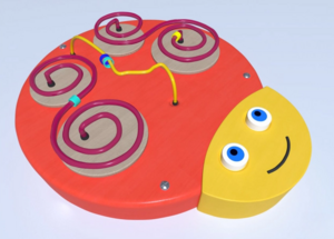 Настенный игровой элемент в виде головы гусеницы - fgospostavki.ru - Миасс