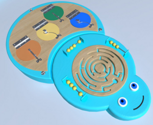 Настенный игровой элемент «Гусеница» - fgospostavki.ru - Миасс