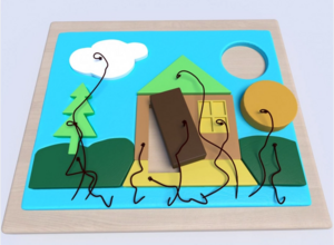 Настенная панель «Домик» - fgospostavki.ru - Миасс