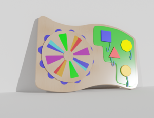 Тактильно-развивающая панель «Яркие краски» - fgospostavki.ru - Миасс