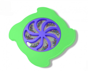 Тактильно-развивающая панель «Вращение радуги» - fgospostavki.ru - Миасс