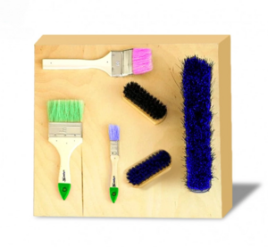 Тактильно-развивающая панель с мягкими кисточками - fgospostavki.ru - Миасс