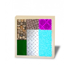 Тактильно-развивающая панель с разными текстурами - fgospostavki.ru - Миасс