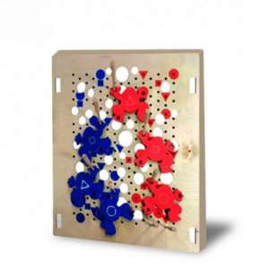 Тактильно-развивающая панель «Цветные лягушки» - fgospostavki.ru - Миасс