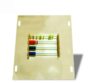 Тактильно-развивающая панель «Цветные счеты» - fgospostavki.ru - Миасс