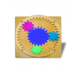 Тактильно-развивающая панель «Цветные шестеренки» - fgospostavki.ru - Миасс