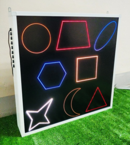 Панель интерактивная со светящимися цветными фигурами - fgospostavki.ru - Миасс