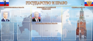 Стенд "Государство и право" - fgospostavki.ru - Миасс
