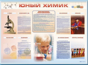 Стенд-уголок "Юный химик" - fgospostavki.ru - Миасс