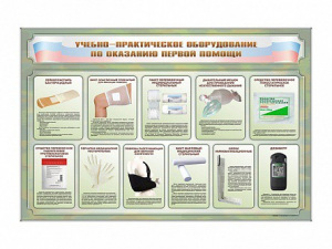 Стенды "Учебно-практическое оборудование по оказанию первой помощи" - fgospostavki.ru - Миасс