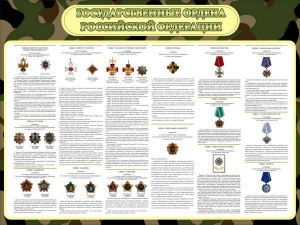 Стенд "Государственные ордена РФ" - fgospostavki.ru - Миасс