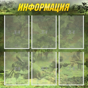 Стенд "Информация" Вариант 5 - fgospostavki.ru - Миасс