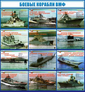 Стенд "Боевые корабли ВМФ" - fgospostavki.ru - Миасс