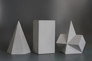 Набор гипсовых геометрических тел (15 штук) - fgospostavki.ru - Миасс