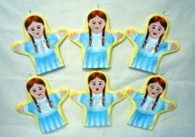 Набор рукавичек "Эмоции (девочки)" 6 штук - fgospostavki.ru - Миасс