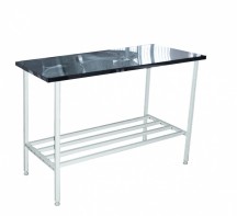 Стол на металлическом каркасе с продольными стяжками 600*1800*750(900) - fgospostavki.ru - Миасс