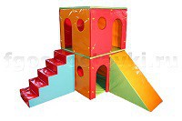 Домик игровой двухэтажный (комплект) - fgospostavki.ru - Миасс