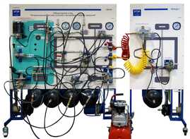 Лабораторный стенд «Пневматическая система грузового автомобиля КАМАЗ с прицепом» - fgospostavki.ru - Миасс