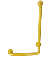 Поручень опорный L-образный вертикальный (желтый) - fgospostavki.ru - Миасс
