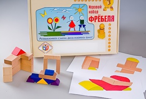 Игровой набор Фребеля "Конструктор деревянный без соединений-2" (Серия "Эксперимент") - fgospostavki.ru - Миасс