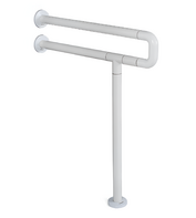 Поручень напольно-настенный с антибактериальным покрытием (белый) - fgospostavki.ru - Миасс