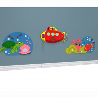 Комплект бизибордов «Подводный мир» 3 в 1 - fgospostavki.ru - Миасс