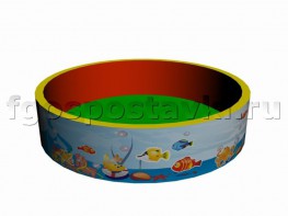 Сухой бассейн круглый с шелкографией - fgospostavki.ru - Миасс