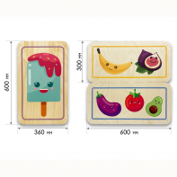 Набор стеновых панелей «Милая еда - Радуга вкуса» - fgospostavki.ru - Миасс