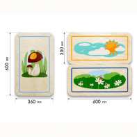 Набор стеновых панелей «Природа нашего края - Прогулка» - fgospostavki.ru - Миасс