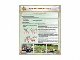 Стенд "Огневая подготовка" Вариант 1 - fgospostavki.ru - Миасс