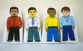 Набор пальчиковых кукол "Расы", 4 штуки - fgospostavki.ru - Миасс