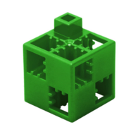 Кубик-основание зеленый 20х20 Artec - fgospostavki.ru - Миасс