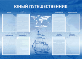 Стенд-уголок "Юный путешественник" - fgospostavki.ru - Миасс