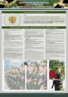 Стенд-уголок "Конституция Российской Федерации и Федеральный закон "О воинской обязанности и военной службе" - fgospostavki.ru - Миасс