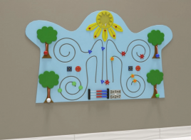 Настенная панель «Счет, фигуры, цвета» - fgospostavki.ru - Миасс