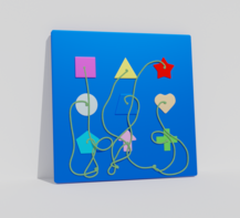 Тактильно-развивающая панель «Геометрия» - fgospostavki.ru - Миасс