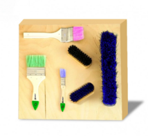 Тактильно-развивающая панель с мягкими кисточками - fgospostavki.ru - Миасс