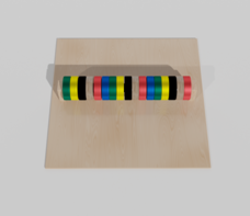 Тактильно-развивающая панель с разноцветными кругами - fgospostavki.ru - Миасс